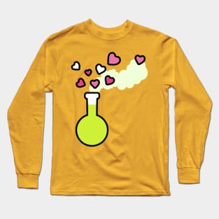 Love Magic Potion in a Laboratory Flask Long Sleeve T-Shirt